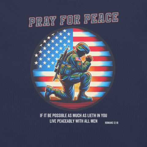 Pray for Peace Christian Bible Verse T-Shirt